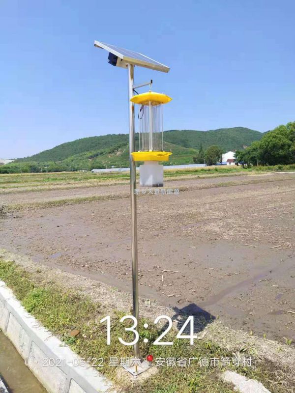 各地農業農村局紛紛引進天意太陽能殺蟲燈、自動蟲情測報燈